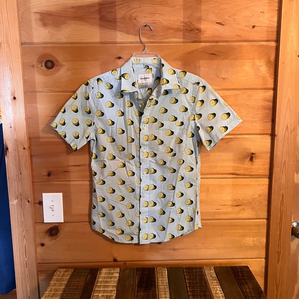 Goodfellow & Co Lemon Patterned Men's Shirt